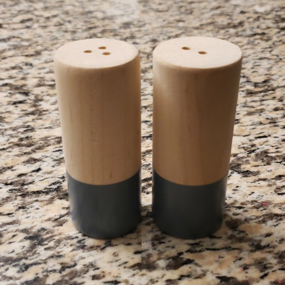 Wooden Salt & Pepper Shakers
